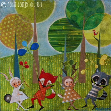 "Woodland Spring" 2015
24"x24" "Woodland Spring" 2015
24"x24"